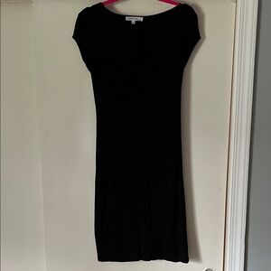 Max Studio Classic Black Midi Dress